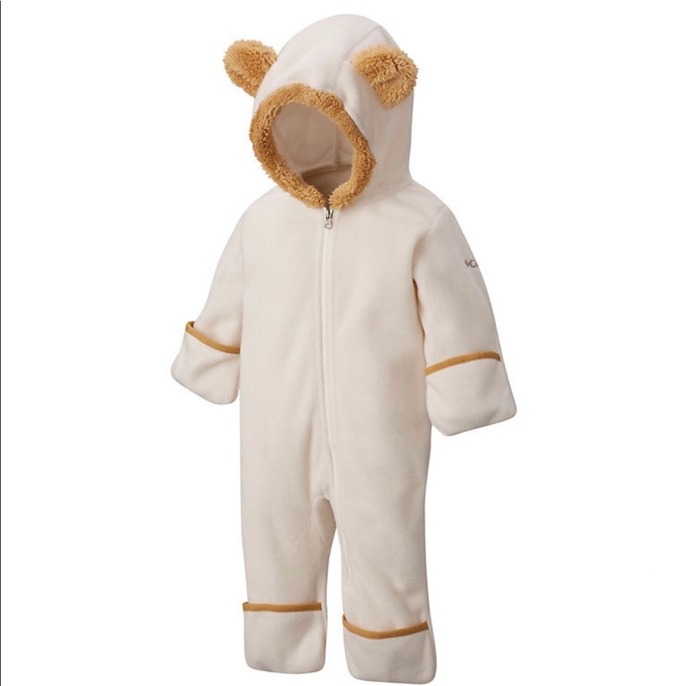 Columbia Infant Tiny Bear II fleece bunting NWT